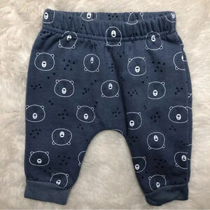 Rene Rofe  Baby Sweatpants Blue / White Bears Size 0-3 Months